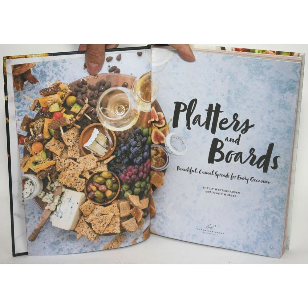 PLATTERS & BOARDS Beautiful, Casual Spreads Cookbook Shelly Westerhausen 2018 HC